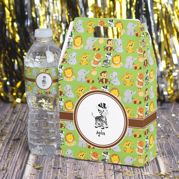 Safari Gable Favor Box - In Context