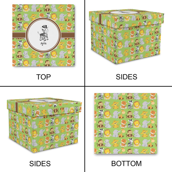 Safari Gift Boxes with Lid - Canvas Wrapped - X-Large - Approval