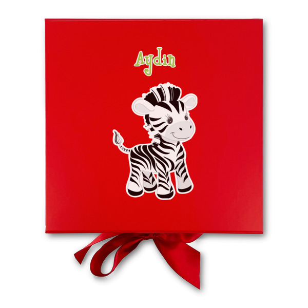 Safari Gift Boxes with Magnetic Lid - Red - Approval