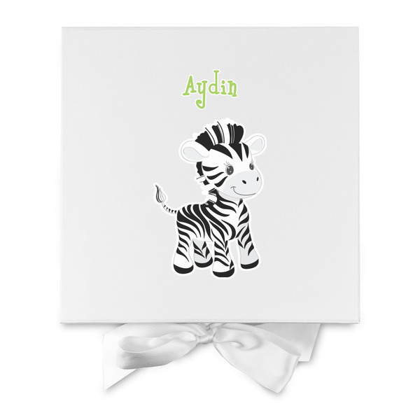 Safari Gift Boxes with Magnetic Lid - White - Approval