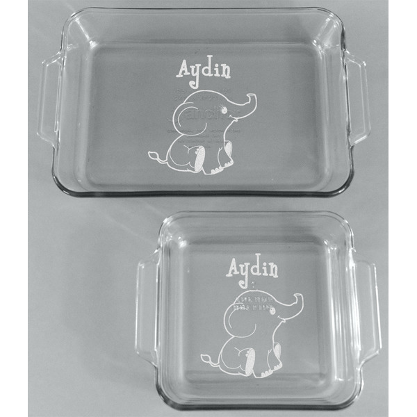 Safari Glass Baking Dish Set - FRONT