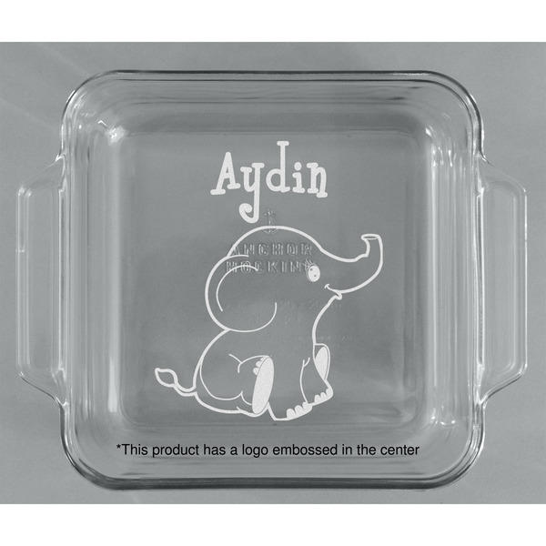 Safari Glass Cake Dish - APPROVAL (8x8)