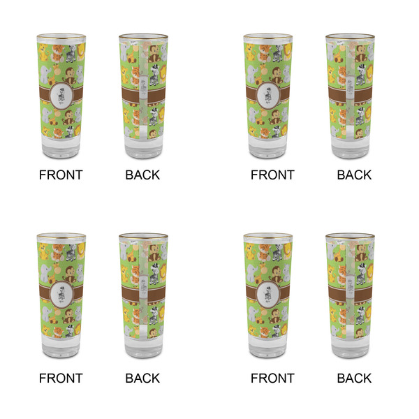 Safari Glass Shot Glass - 2 oz - Set of 4 - APPROVAL