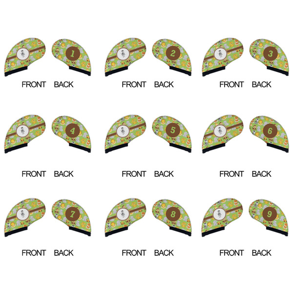 Safari Golf Club Covers - APPROVAL (set of 9)