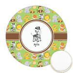 Safari Printed Cookie Topper - Round (Personalized)