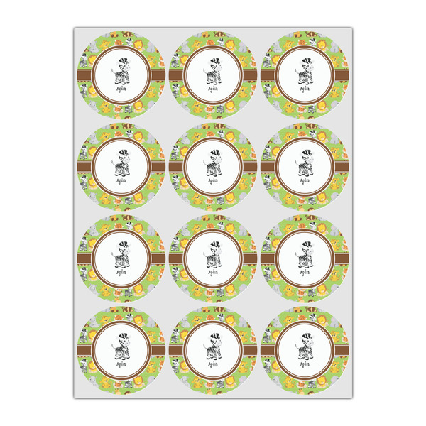 Safari Icing Circle - Small - Set of 12