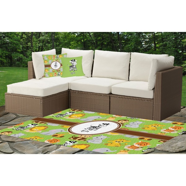 Safari Outdoor Mat & Cushions