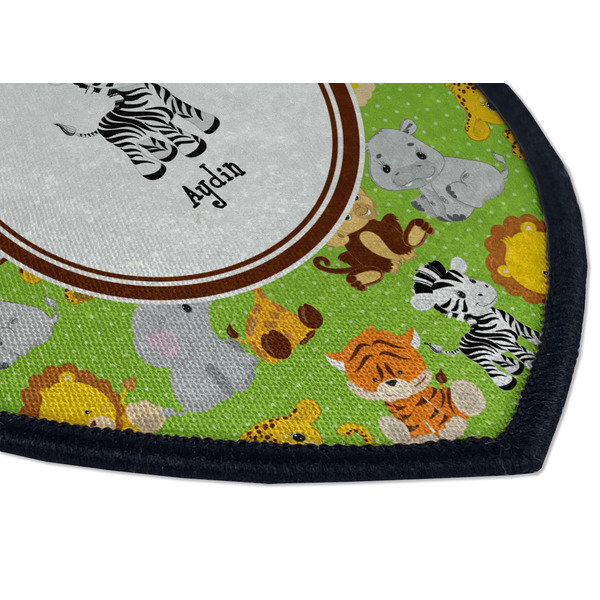 Safari Iron on Shield 3 Detail