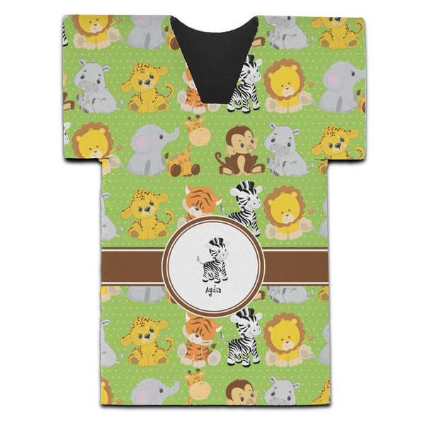 Safari Jersey Bottle Cooler - Set of 4 - FRONT (flat)