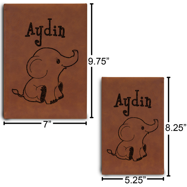Safari Journal Size Comparisons w/ Dimensions