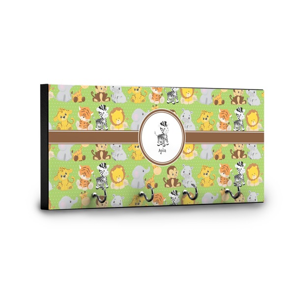 Safari Key Hanger - Front View with Hooks