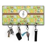Safari Key Hanger w/ 4 Hooks w/ Graphics and Text