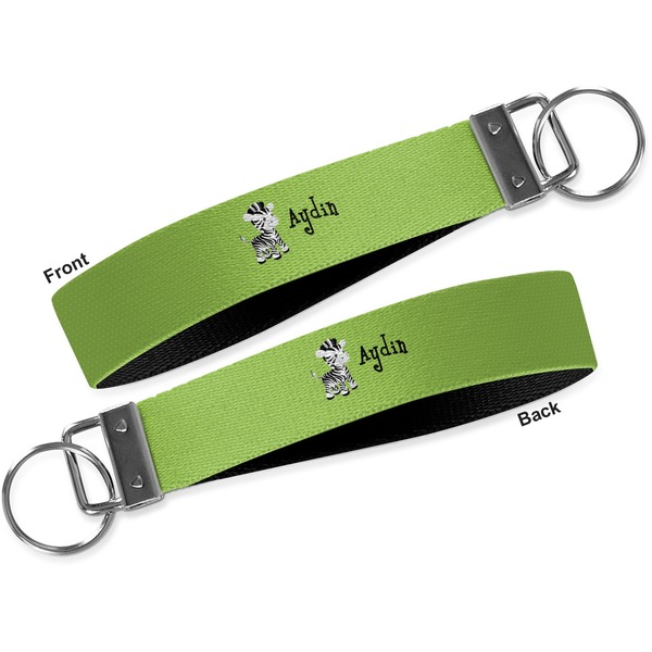 Safari Key-chain - Metal and Nylon - Front and Back