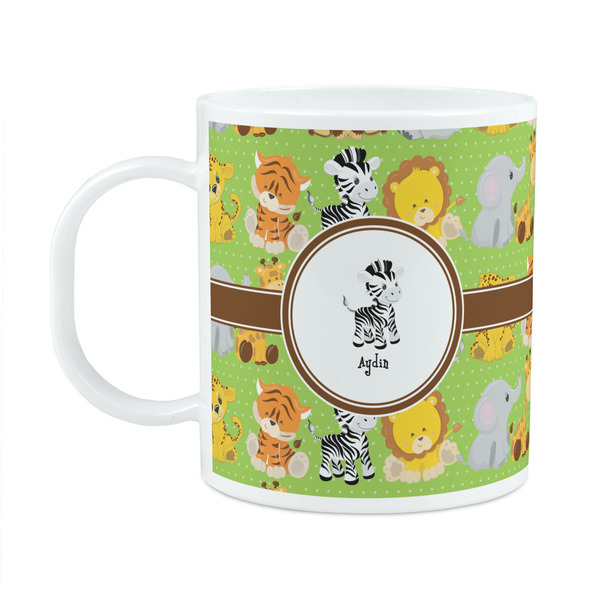 Custom Safari Plastic Kids Mug (Personalized)
