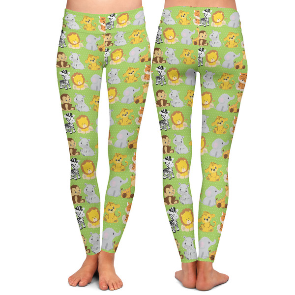 Safari Ladies Leggings - Front and Back