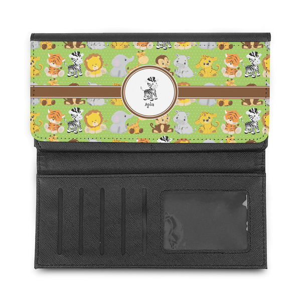 Safari Ladies Wallet - Half Way Open