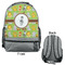 Safari Large Backpack - Gray - Front & Back View