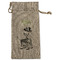 Safari Large Burlap Gift Bag - Front (Personalized)