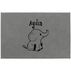 Safari Large Gift Box w/ Engraved Leather Lid (Personalized)