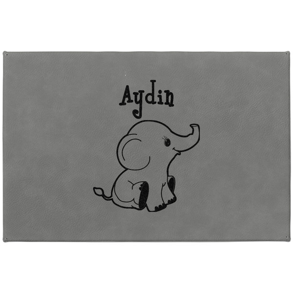 Safari Large Engraved Gift Box with Leather Lid - Approval