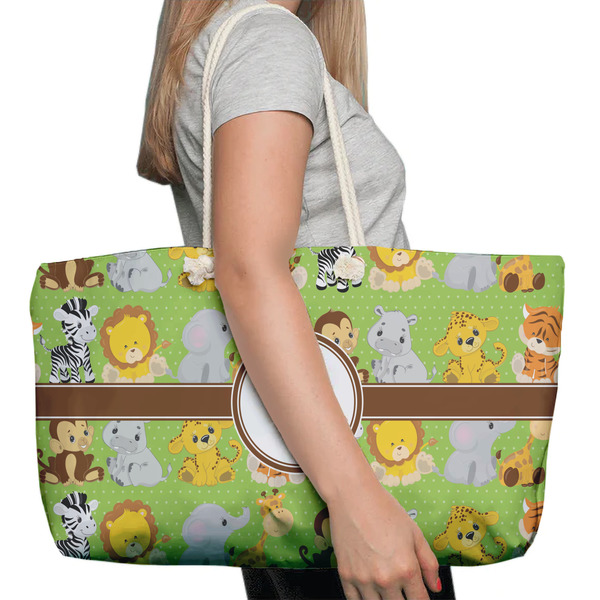 Safari Large Rope Tote Bag - In Context View