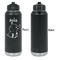 Safari Laser Engraved Water Bottles - Front Engraving - Front & Back View