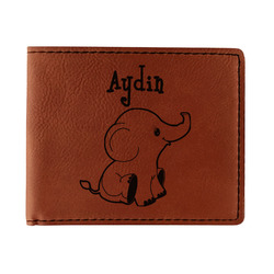 Safari Leatherette Bifold Wallet - Double Sided (Personalized)