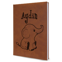 Safari Leather Sketchbook - Large - Double Sided (Personalized)