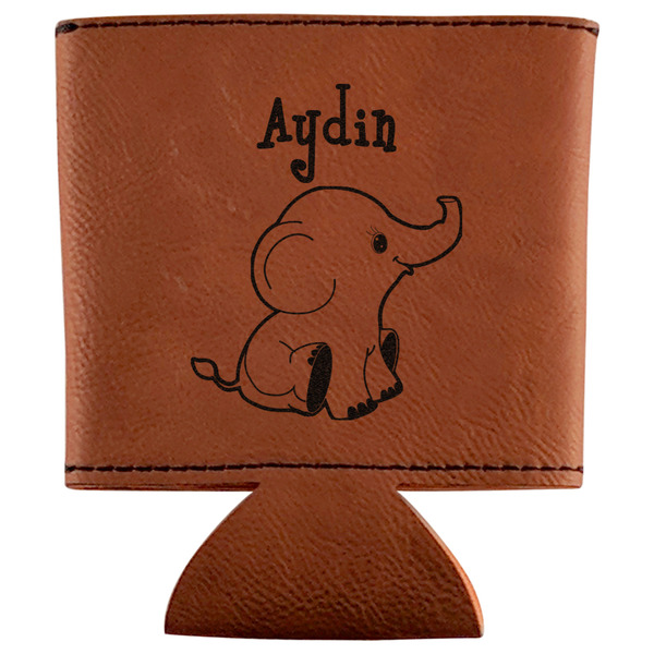Custom Safari Leatherette Can Sleeve (Personalized)