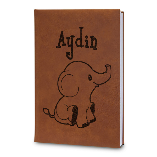 Custom Safari Leatherette Journal - Large - Double Sided (Personalized)