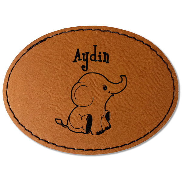 Safari Leatherette Patches - Oval