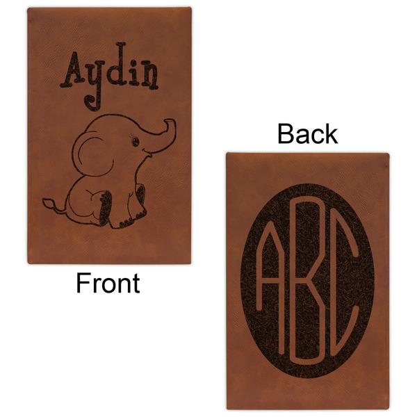 Safari Leatherette Sketchbooks - Small - Double Sided - Front & Back View