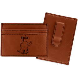 Safari Leatherette Wallet with Money Clip (Personalized)