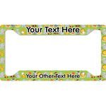 Safari License Plate Frame - Style A (Personalized)