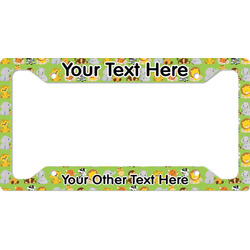 Safari License Plate Frame - Style A (Personalized)