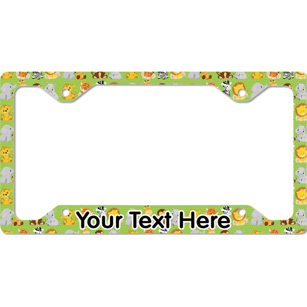 Custom Safari License Plate Frame - Style C (Personalized)