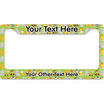Safari License Plate Frame - Style B (Personalized)