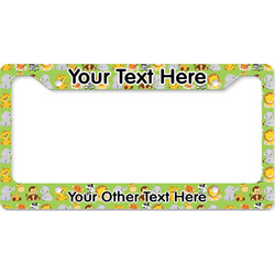 Safari License Plate Frame - Style B (Personalized)