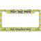 Safari License Plate Frame - Style B (Personalized)