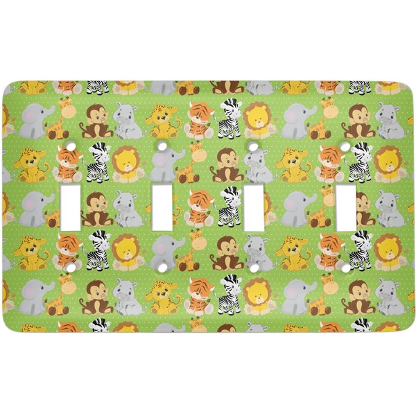 Custom Safari Light Switch Cover (4 Toggle Plate)