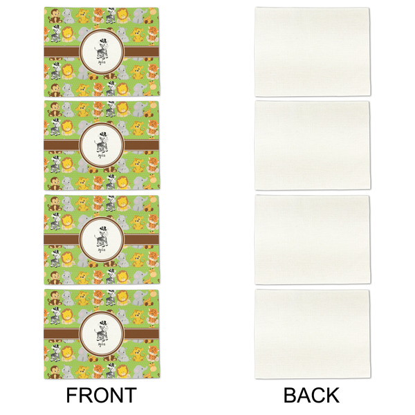 Safari Linen Placemat - APPROVAL Set of 4 (single sided)