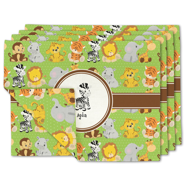 Custom Safari Linen Placemat w/ Name or Text