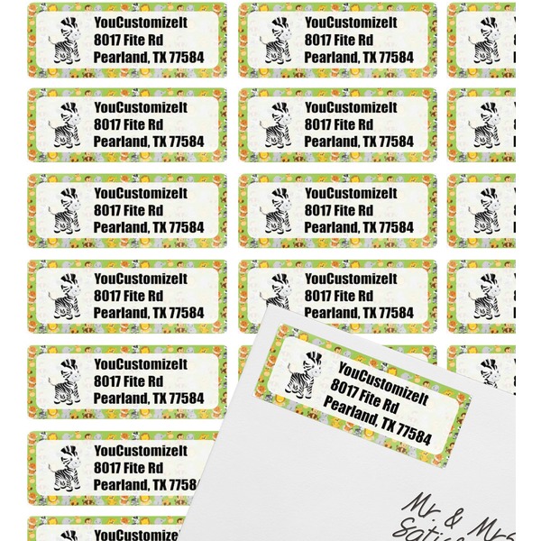 Safari Mailing Label on Envelope - Multiple Labels