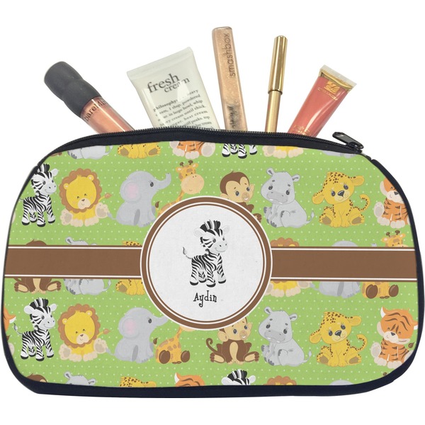 Custom Safari Makeup / Cosmetic Bag - Medium (Personalized)
