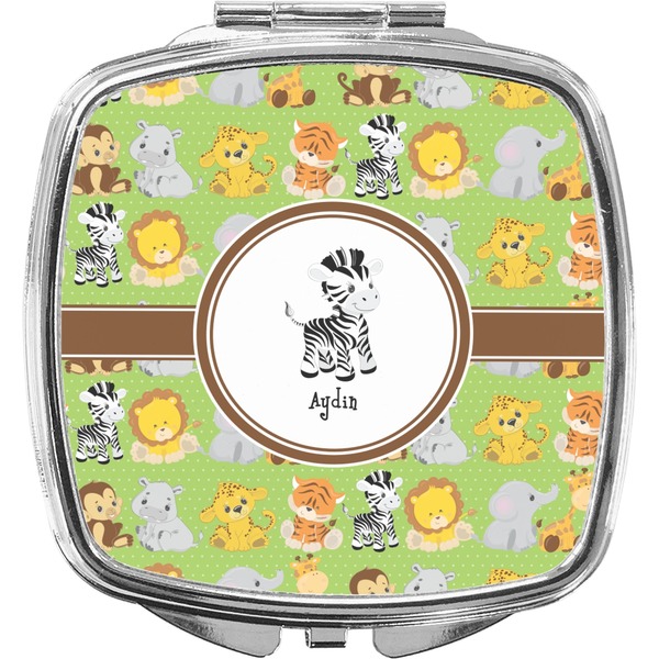 Custom Safari Compact Makeup Mirror (Personalized)