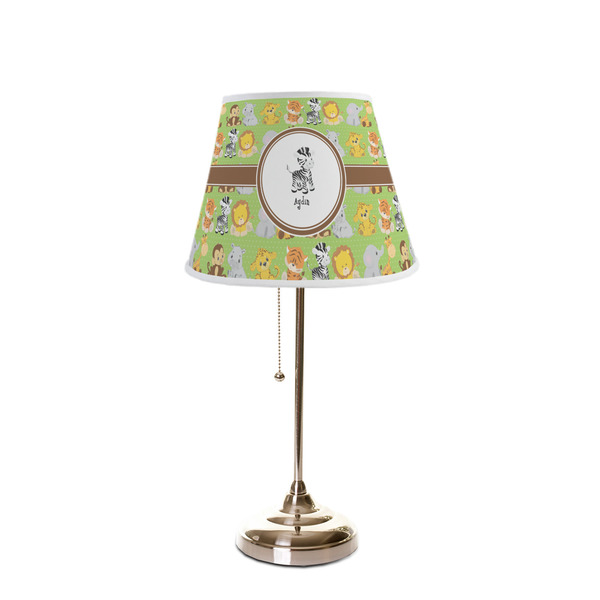 Safari Poly Film Empire Lampshade - On Stand