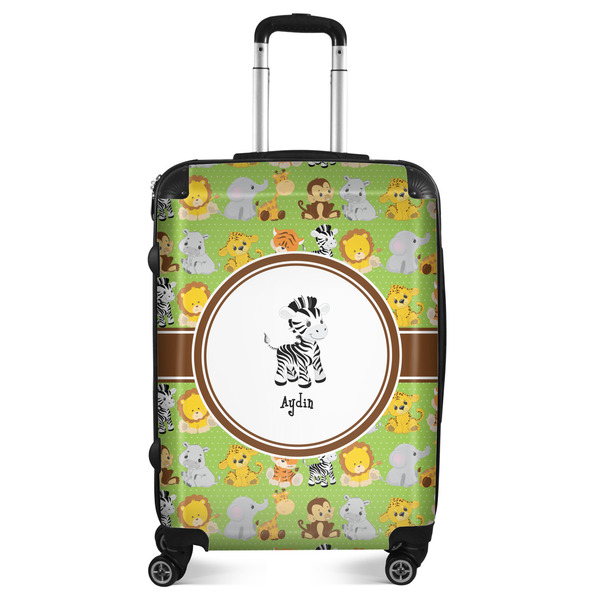 Custom Safari Suitcase - 24" Medium - Checked (Personalized)