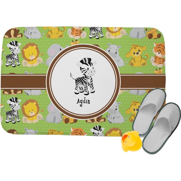Custom Safari Memory Foam Bath Mat (Personalized)