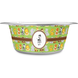 Safari Stainless Steel Dog Bowl - Small (Personalized)