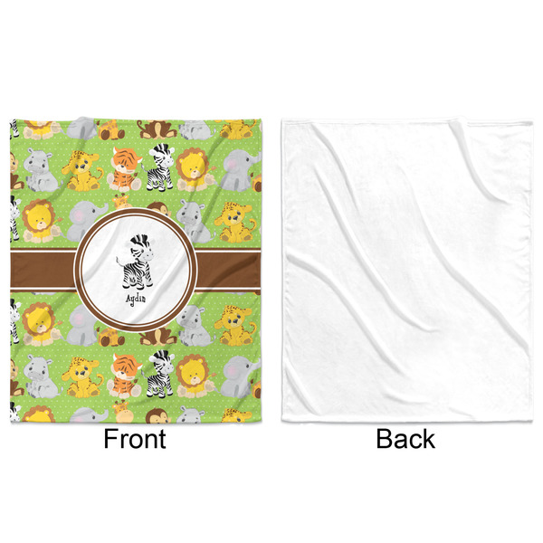 Safari Minky Blanket - 50"x60" - Single Sided - Front & Back